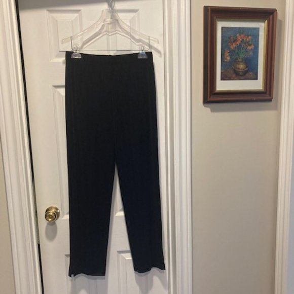 NWOT - Chico's Travelers Classic India Ink Straight-Leg Split Ankle Pant - Sz 0 - Picture 1 of 16
